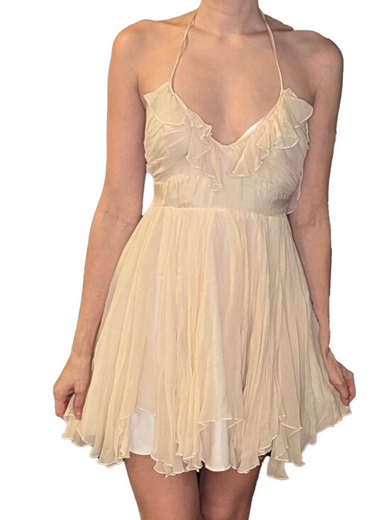 Lipsy Dresses & Skirts - Lipsy London "Fairy Core" Silk Mini Dress – Size UK 8 / US 4